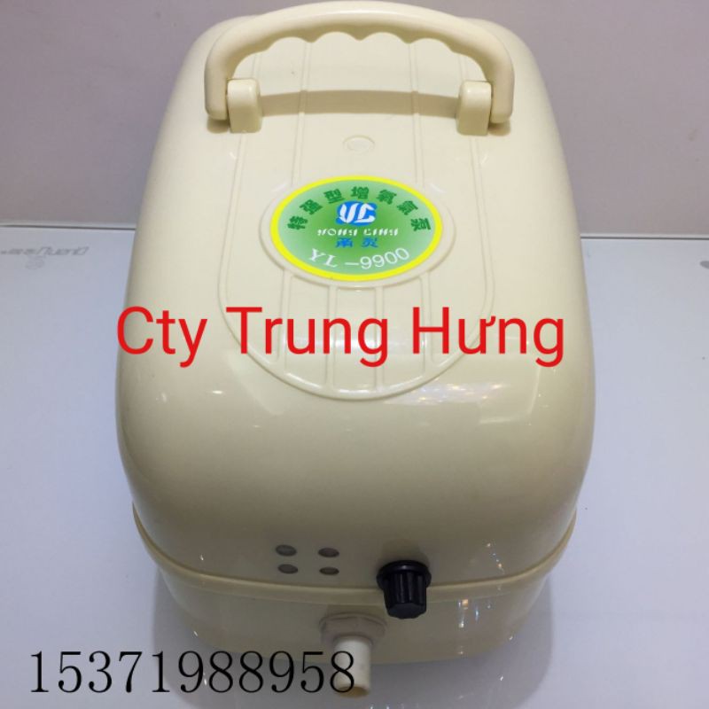 Sục khí oxy YL.Máy sục khí oxy tích điện . Máy thổi khí liền bình ắc quy. Hàng chính hãng.