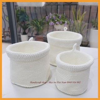 Giỏ đan sợi polypropylen