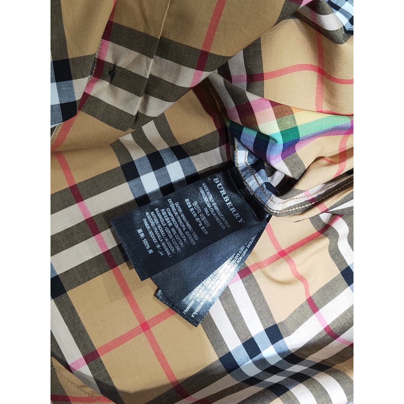 Áo sơ mi nam ngắn tay Burberry cao cấp nhập khẩu Auth new 2022