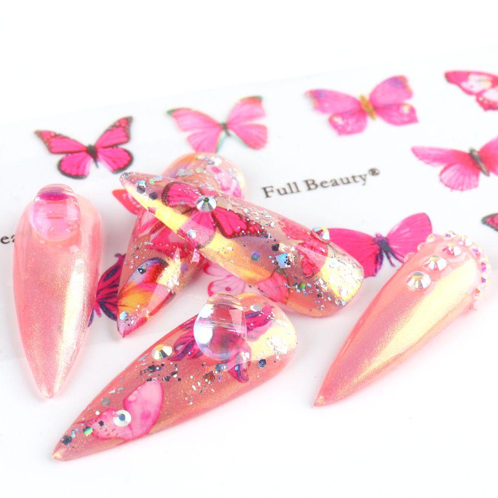 LAY Set 10 Sticker Dán Móng Nghệ Thuật Họa Tiết Bầu Trời Sao