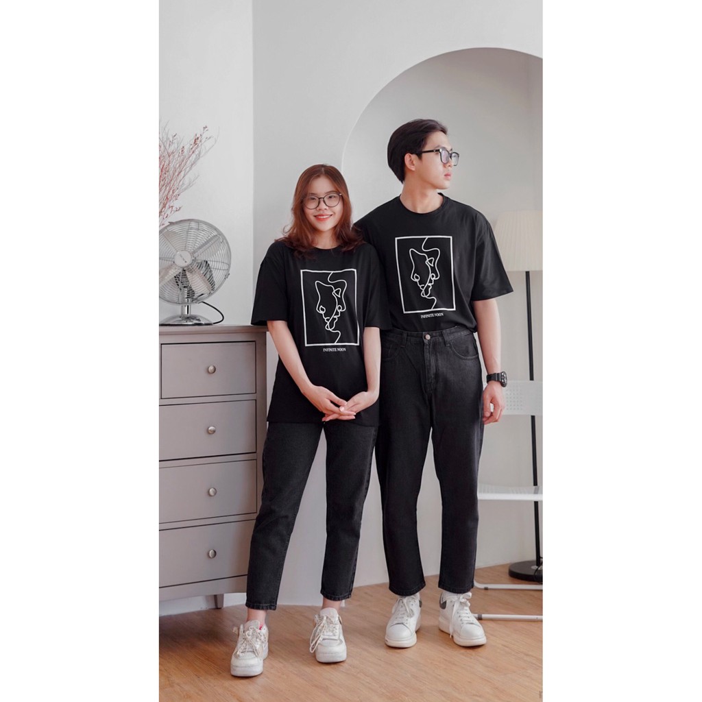 (Kèm clip) RYAN - Áo thun nam INFINITE ngắn tay vải cotton cổ bo tròn thương hiệu RYAN form rộng phong cách Hàn Quốc | BigBuy360 - bigbuy360.vn