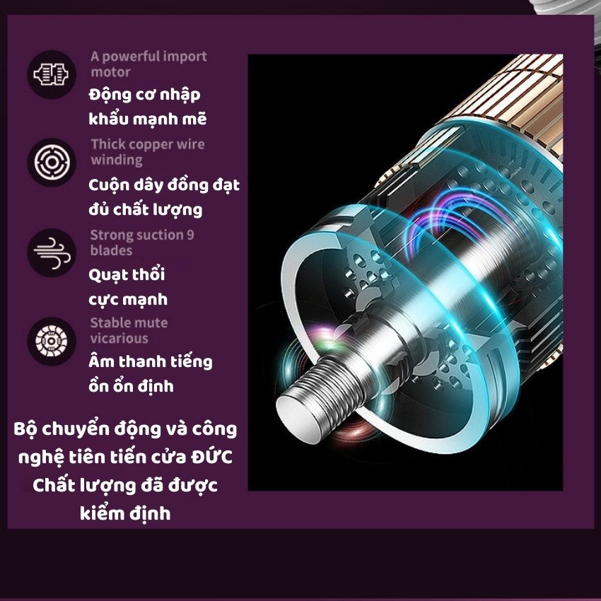 Máy Sấy Tóc 4000W Công Suất Lớn Nhanh Khô Tóc Kemey KM 8221