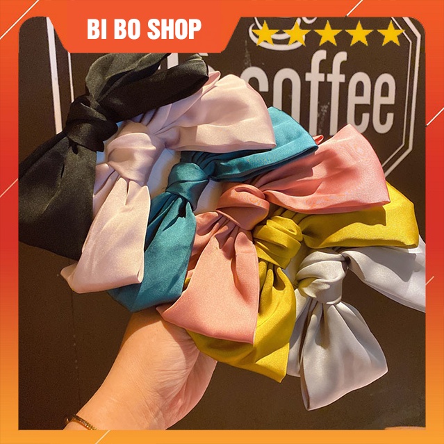 Kẹp Tóc To Bản Hình Nơ Siêu Đáng Yêu Xinh Xắn Dành Cho Nữ
