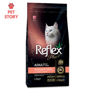 Thức ăn cho mèo Reflex Plus Adult Cat Food Hairball Salmon