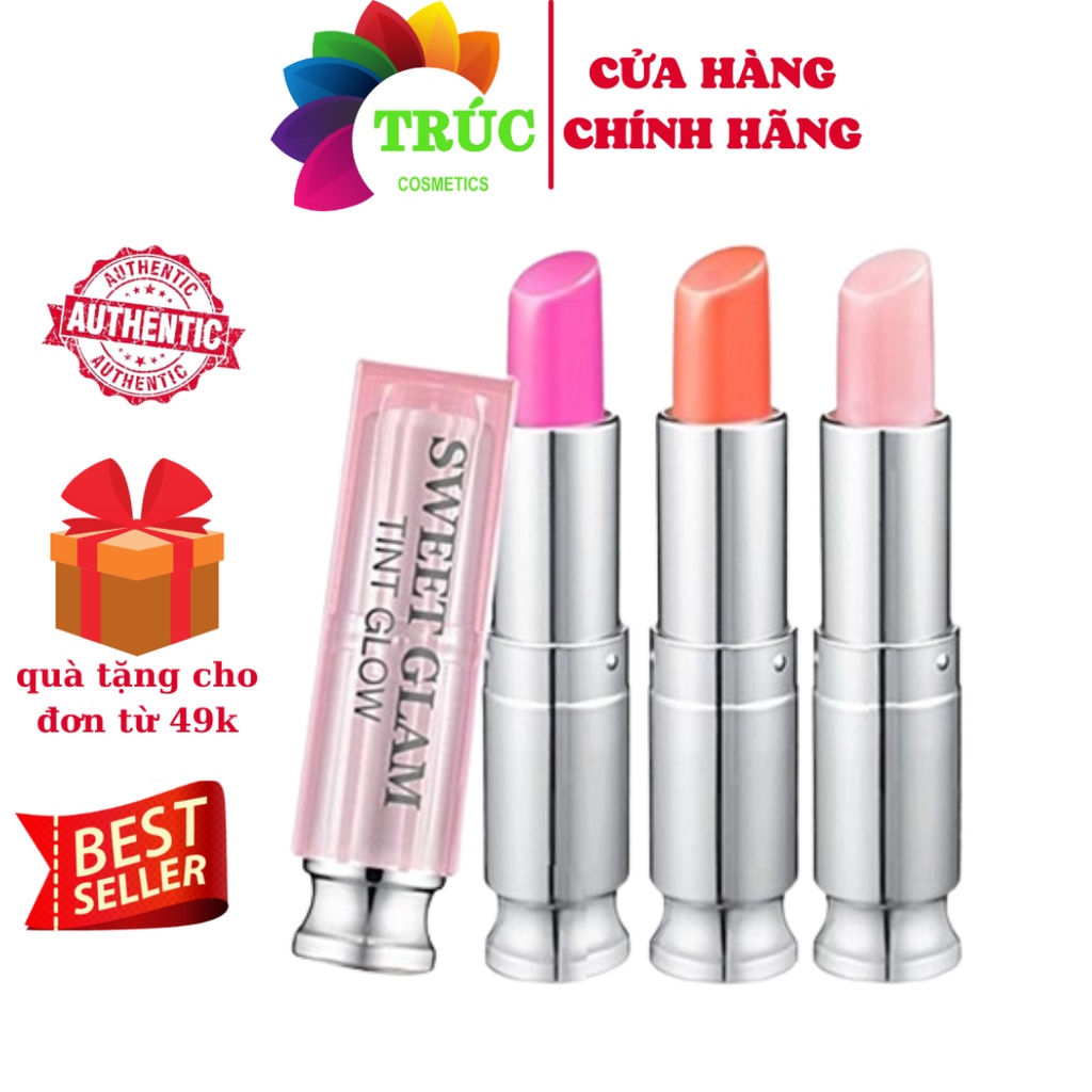 Son Dưỡng Có Màu Secret Key Sweet Glam Tint Glow