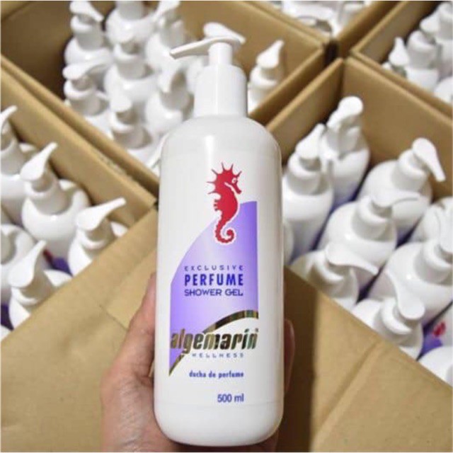 Sữa Tắm Cá Ngựa Đức Algemarin có vòi 600ml