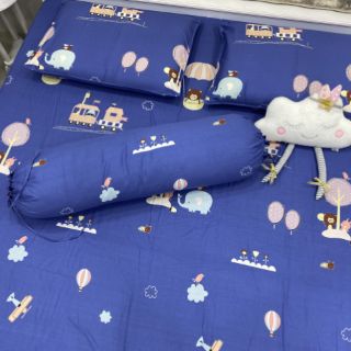 BỘ DRAP COTTON HÀN QUỐC 4 MÓN 100% COTTON