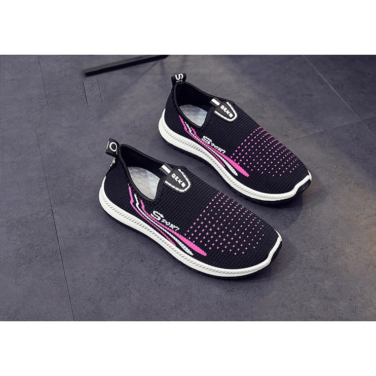 Giày thể thao nữ sọc viền | BigBuy360 - bigbuy360.vn