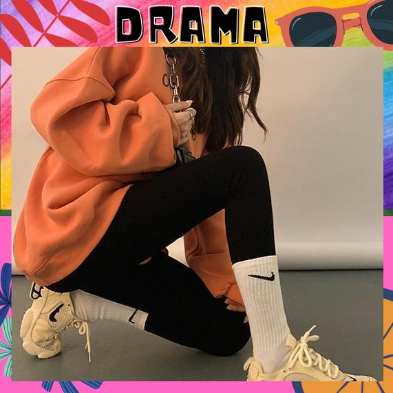 Tất Nike màu cao cổ, Tất thể thao cổ cao [XUẤT DƯ] Vớ nam nữ Cao cấp Phong cách Thể thao Thiết kế trẻ trung T002