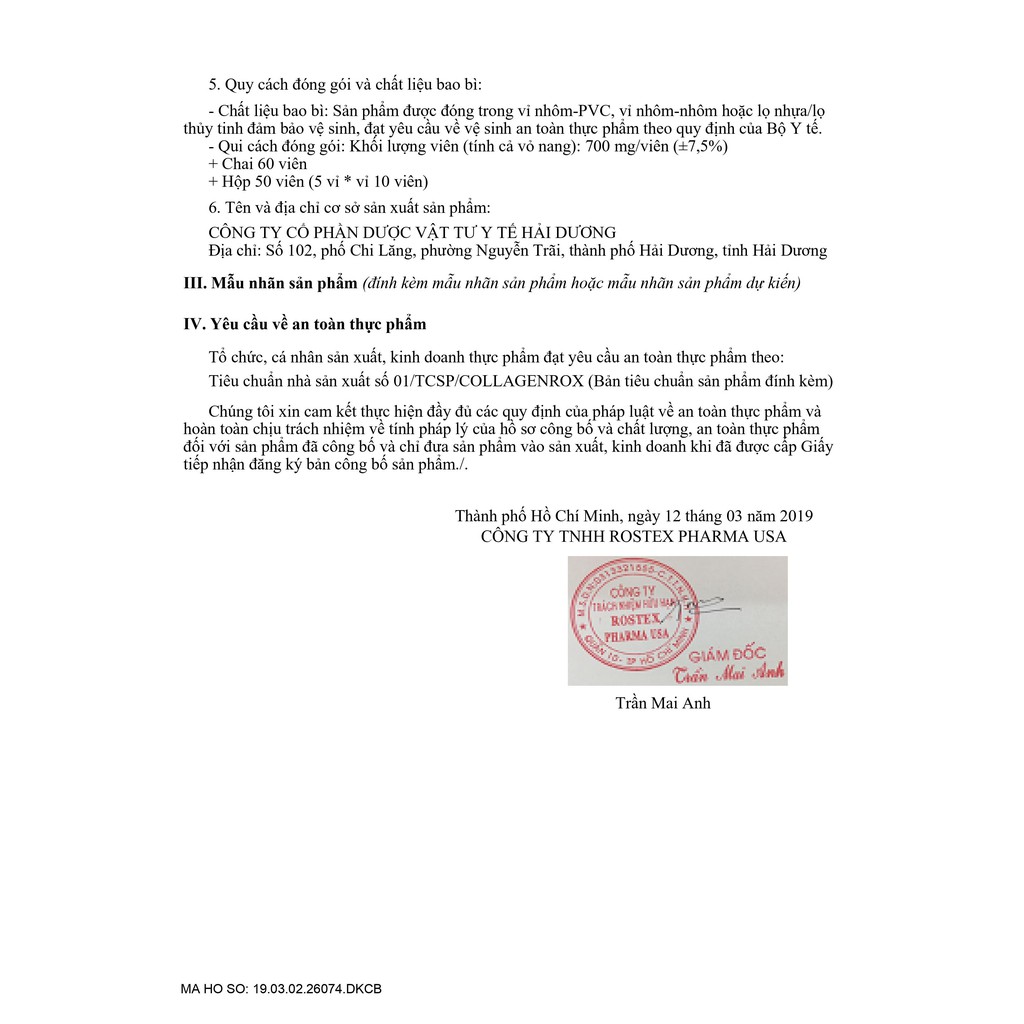 Viên uống Collagen Rox trắng da, bổ sung Collagen chống lão hóa, làm đẹp da, giảm sạm nám | BigBuy360 - bigbuy360.vn