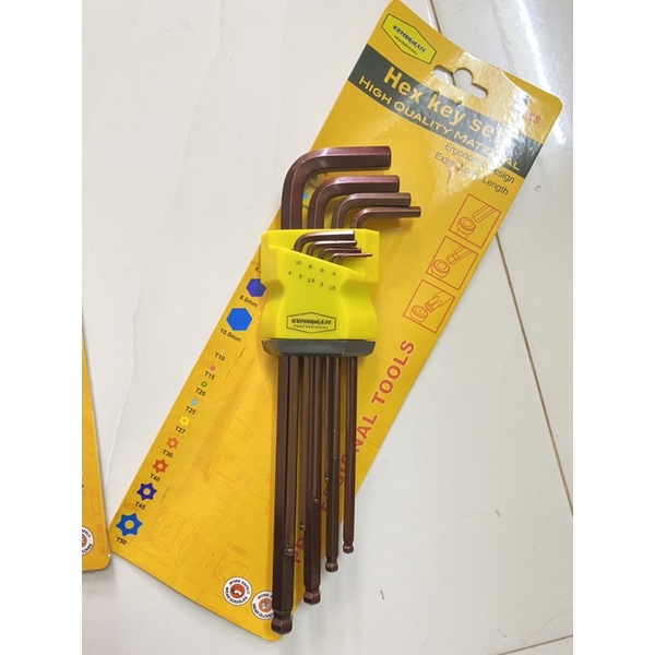 BỘ LỤC GIÁC BI NÂU KENSMAN HÀNG SỊN