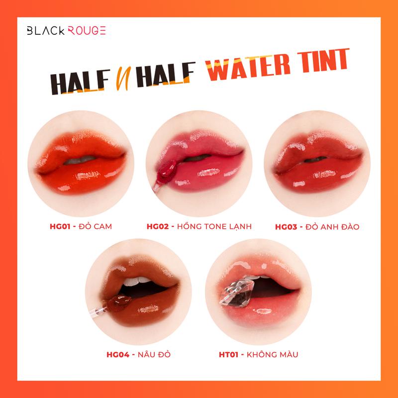 Son Bóng Black Rouge Half N Half Water Glow 31.4g