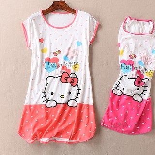 Đầm hello kitty  size lớn 67kg