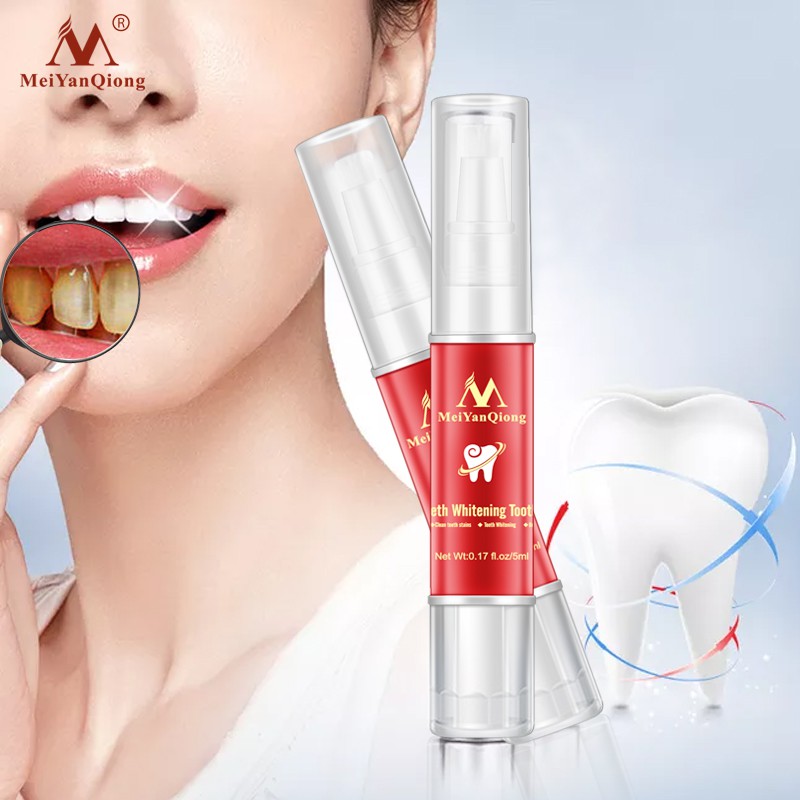 MeiYanQiong Teeth Whitening Pen Bút Gel Làm Trắng Răng Loại Bỏ Vết Bẩn Chất Lượng Cao Loại Bỏ Vết Bẩn Mảng Bám Cho Hàm Răng Trắng Sáng Khỏe Mạnh giúp răng chắc khỏe và trắng sáng tự nhiên Oral Hygiene Cleaning 5ml | BigBuy360 - bigbuy360.vn