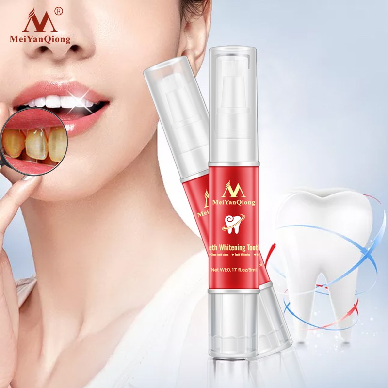 MeiYanQiong Teeth Whitening Pen Removes Plaque Stains Serum Oral Hygiene Cleaning 5ml