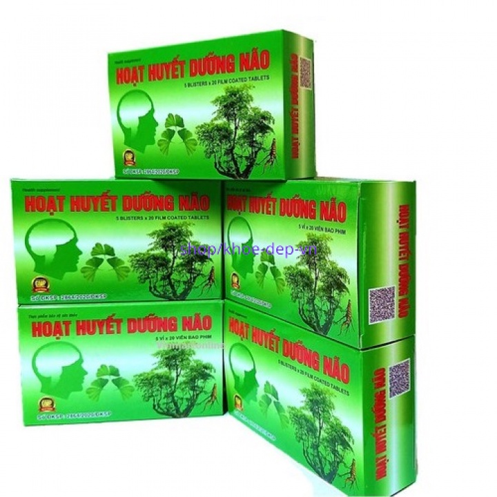 Combo 10 Hộp - Hoạt huyết dưỡng não Đại uy tăng cường tuần hoàn máu não, tăng cường trí nhớ, giảm căng thẳng