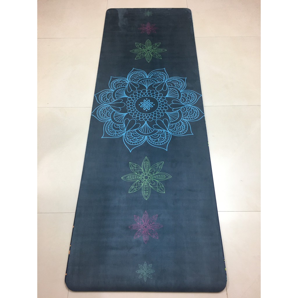 Thảm Du Lịch Yoga Hoa Văn Gập Gọn Hoạ Tiết 3D