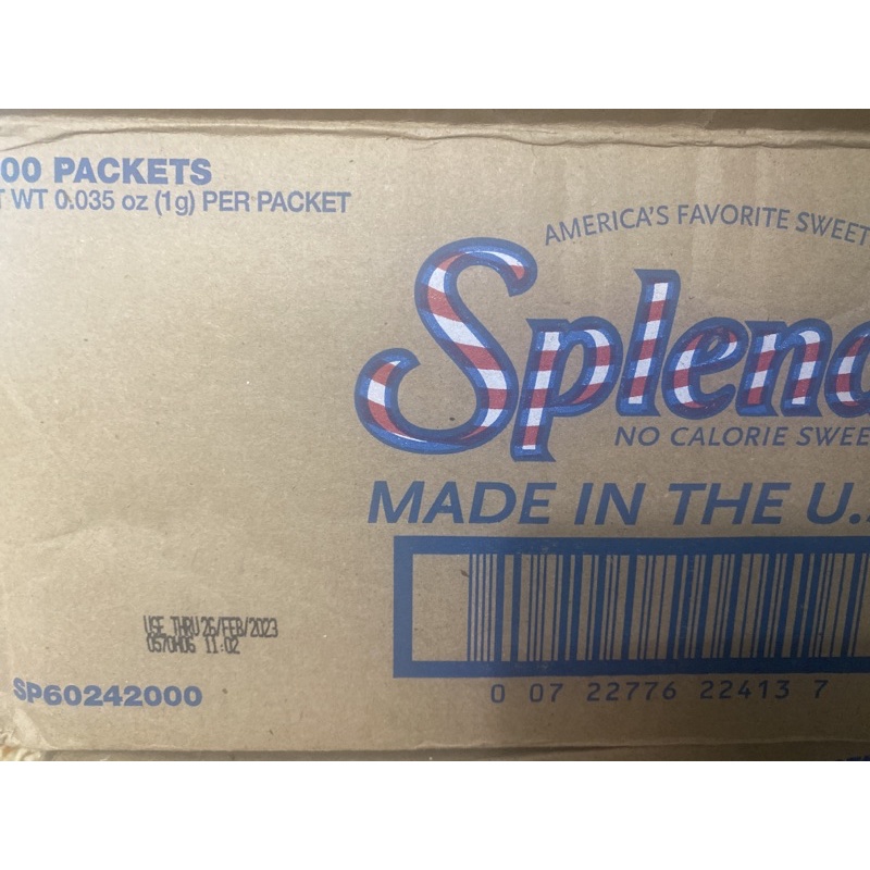 Đường ăn kiêng Splenda No Calories Sweetener tách lẻ 1gram