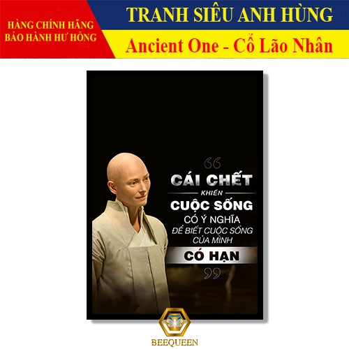 Tranh Siêu Anh Hùng Ancient One - Cổ Lão Nhân Có Khung