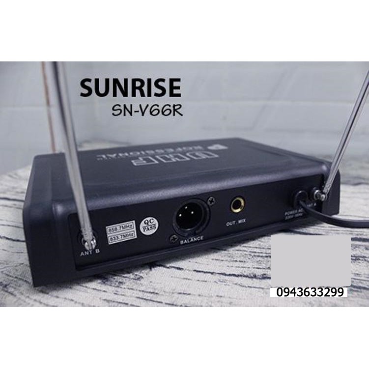 Micro kẹp áo đeo tai Sunrise SN- V66R