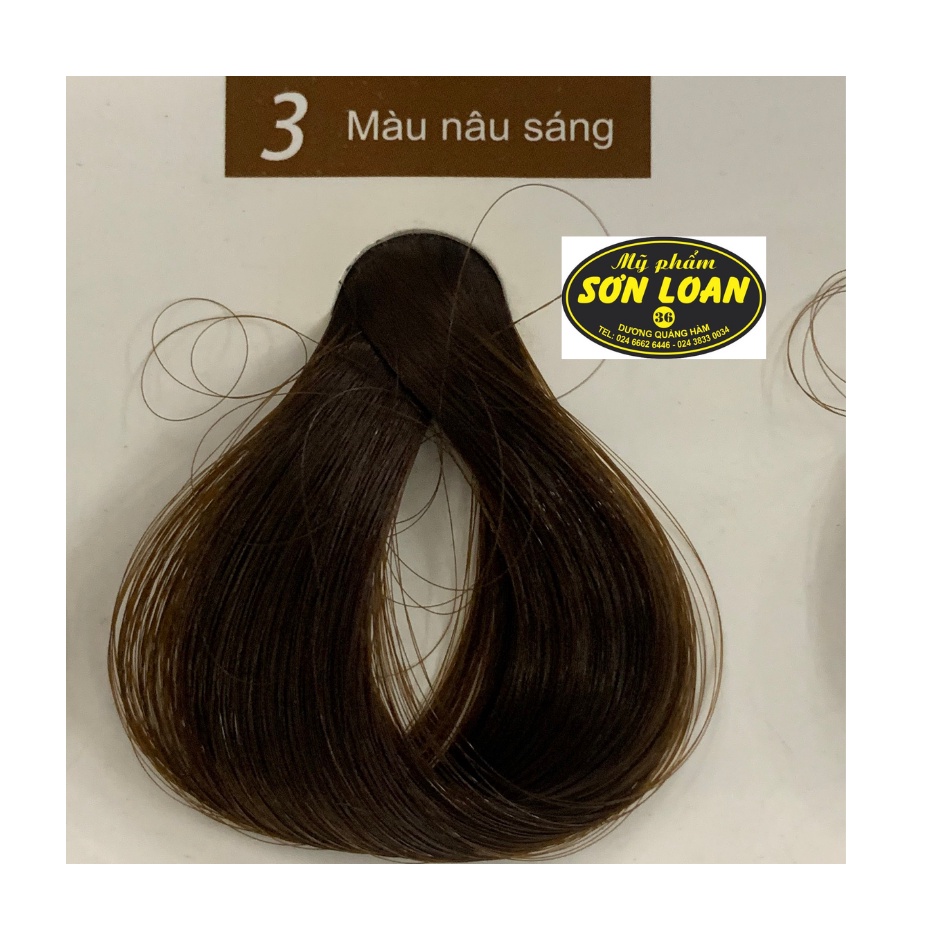 [GIÁ SỐC]Thuốc nhuộm tóc phủ bạc Salon de pro số 2,3,4,5,5K,6,7 Cho cả nam và nữ