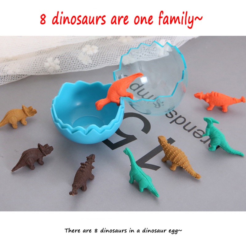 Bộ Gôm Tẩy Hình Khủng Long Hoạt Hình Mini