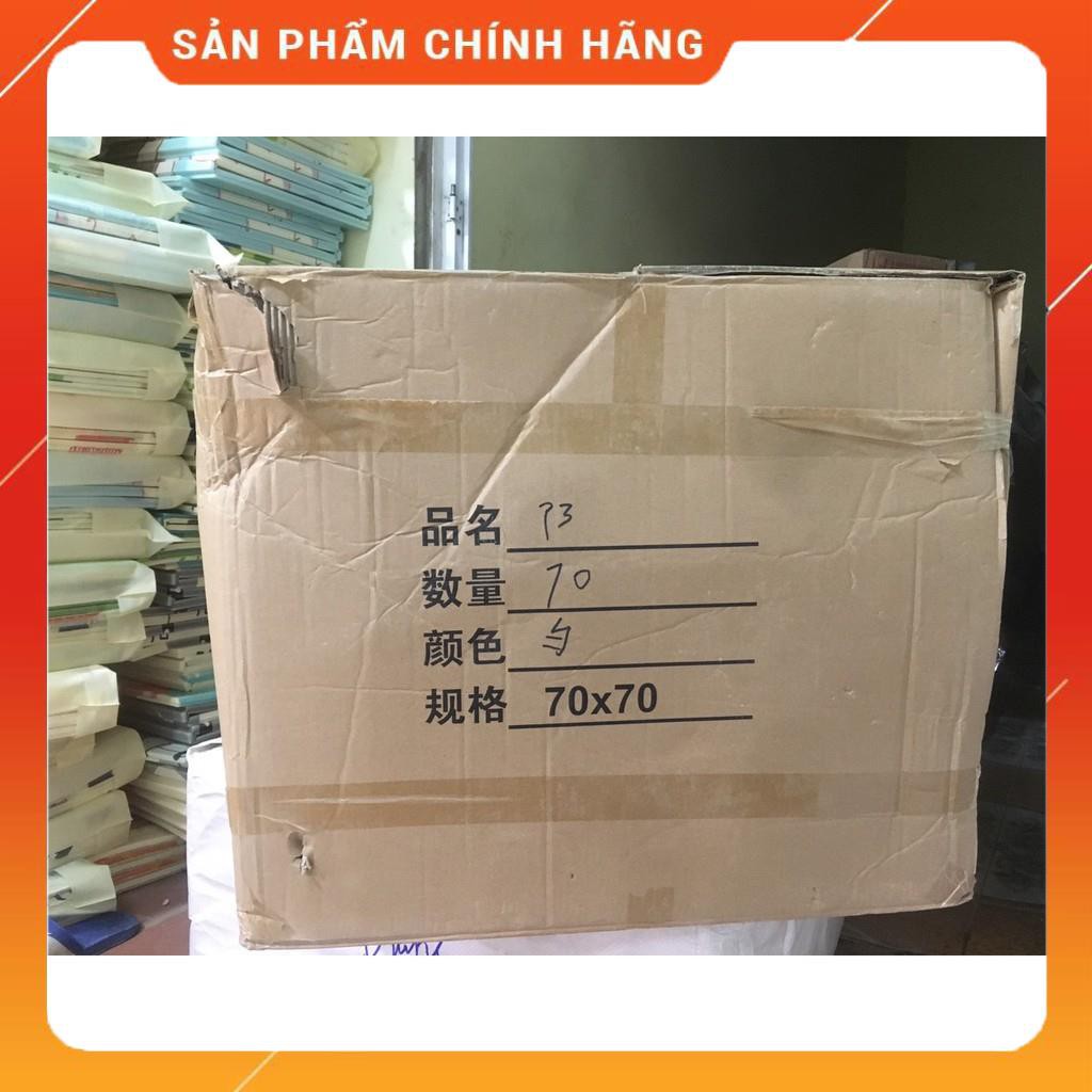 [ Bán Chạy ]  XỐP DÁN TƯỜNG GIẢ DA TRẮNG 70X70 CM