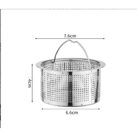 Giỏ lọc rác bồn rửa bát, lọc rác inox 304, hàng cao cấp, LRI5.2-4 - HVL TEA