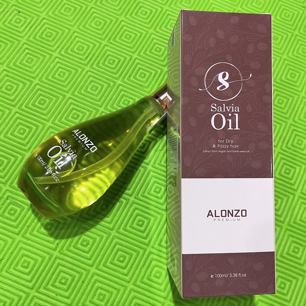 Tinh dầu dưỡng Alonzo Premium Salvia Oil cho tóc khô xơ và chẻ ngọn 100ml