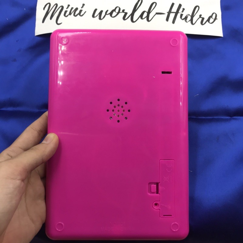 Đồ chơi iPad máy tính bảng màn hình cảm ứng kể  chuyện ru ngủ đọc thơ phát nhạc tiếng Việt cho bé tặng kèm pin