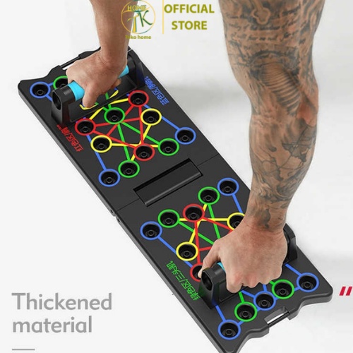 Dụng cụ tập hít đất đa năng parallettes 12 trong 1 - Dụng cụ chống đẩy tập gym tại nhà giúp ngực tay vai lưng to khoẻ