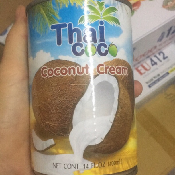 Combo 5 lon nước cốt dừa Thaicoco 400ml nhập khẩu Thái Lan