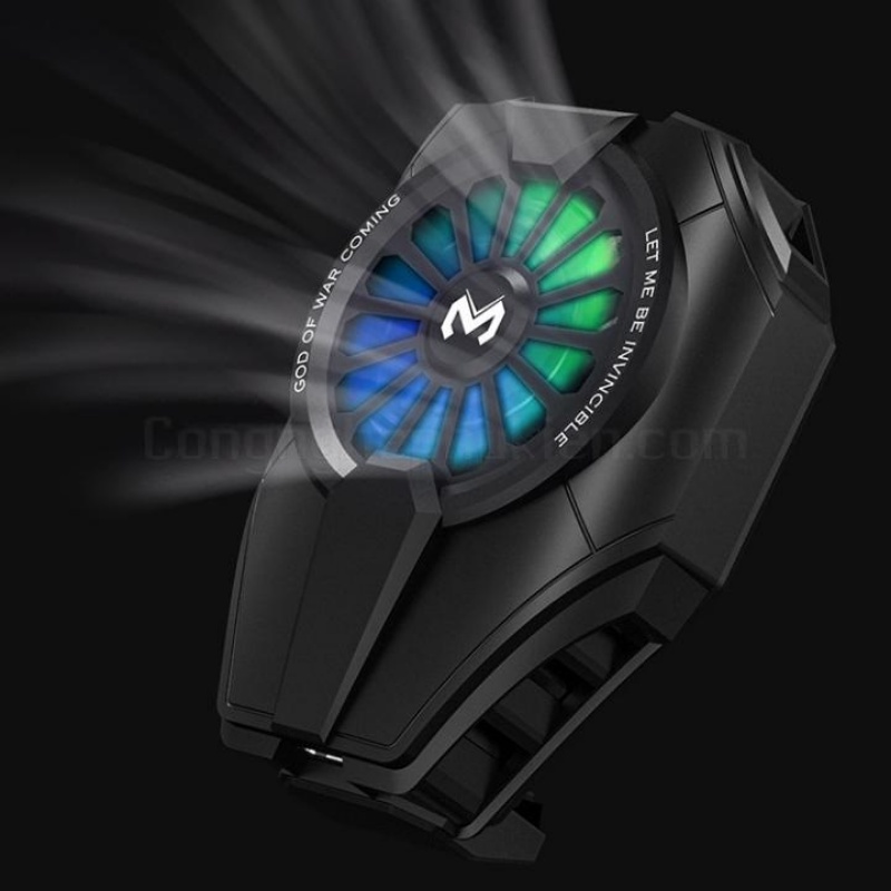 Quạt tản nhiệt điện thoại memo DL05 - DL06Tản nhiệt gaming làm mát siêu nhanhmàn hình hiển thị nhiệt độ - BH 12 tháng
