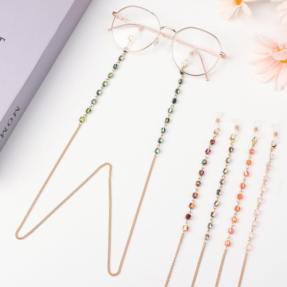 MOILYVN Dây Đeo Kính Chống Trượt Bằng Kim Loại Thời Trang