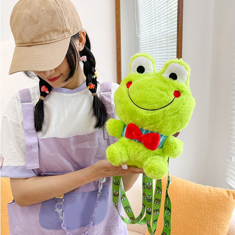 Túi Đeo Chéo Hình Chú Ếch Dễ Thương Cho Bé