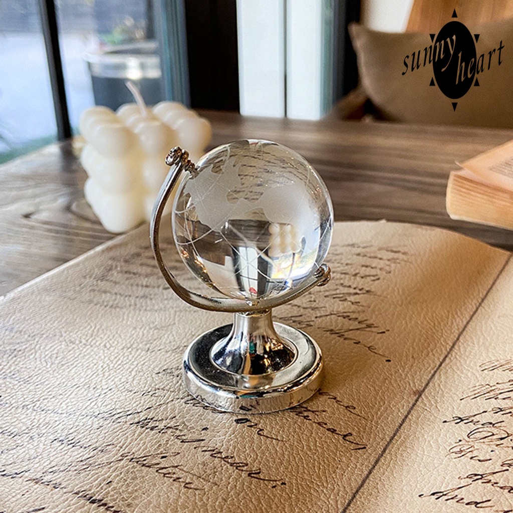 Quả Cầu Pha Lê Nhân Tạo Mini Hình Cầu Dành Cho Trang Trí Văn Phòng
