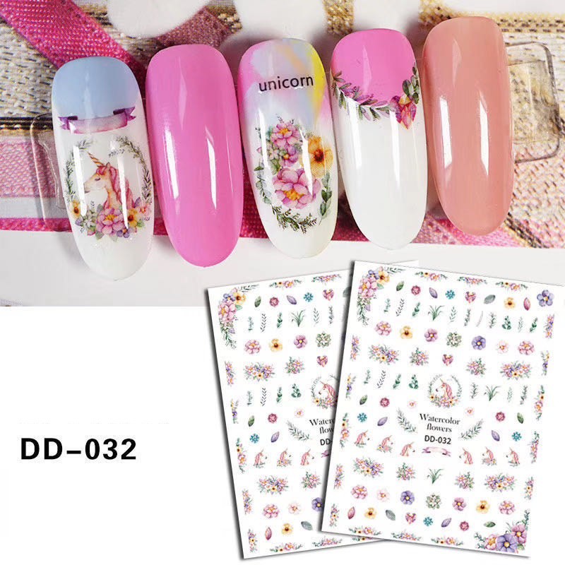 Phần 1 - Mã 927-DD089 . Miếng dán trang trí móng xinh - Sticker dán móng tay