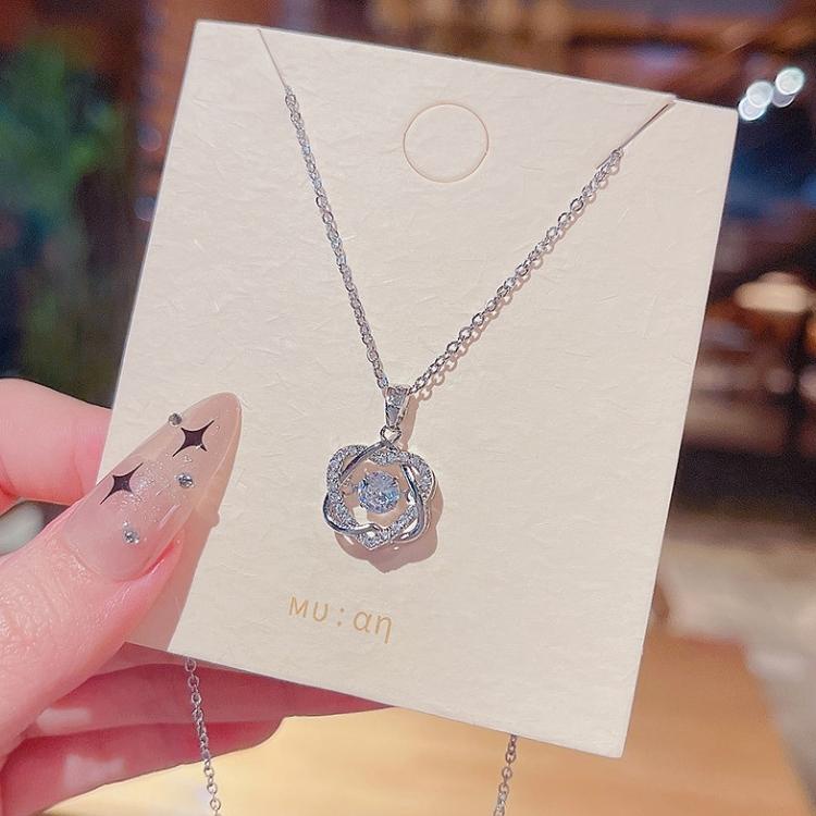 Dây chuyền mặt đá rung tinh xảo dành cho nữ - Mely VV33