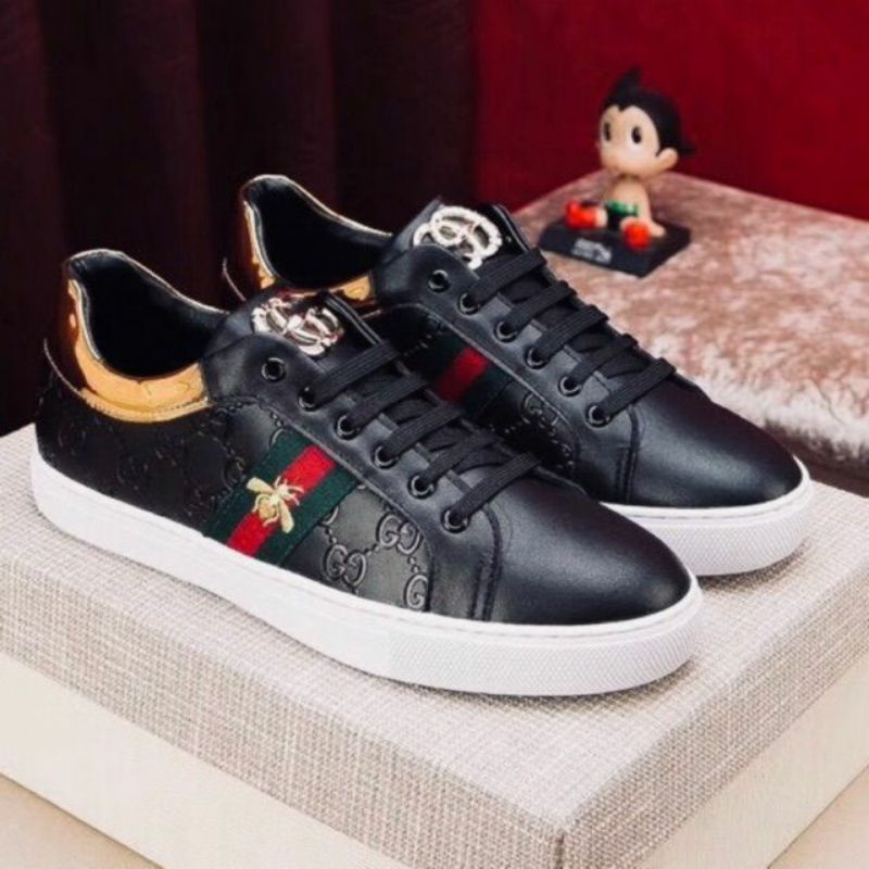 Giày Thể Thao Nam Gót Vàng Thêu Ong Giá Rẻ