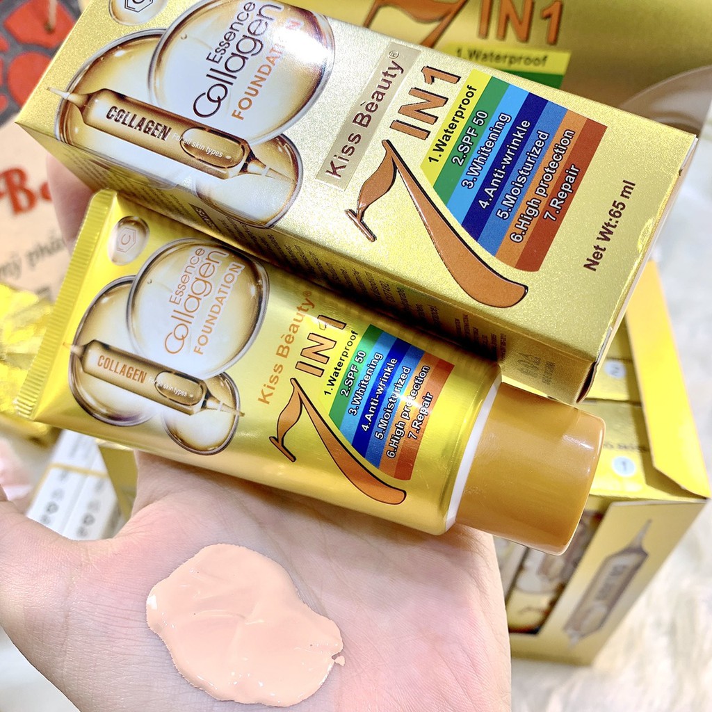 Kem nền chống nắng dưỡng da colagen 7 trong 1 của Kissbeauty S2