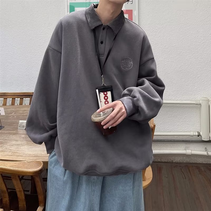 Áo Nỉ Dài Tay Form Rộng Thời Trang Hàn Quốc