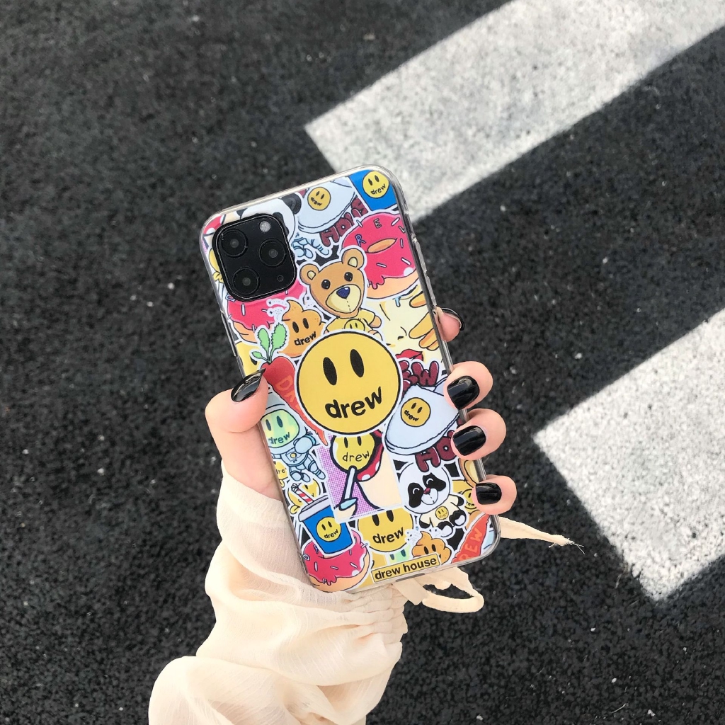 Ốp điện thoại trong trang trí họa tiết mặt cười đẹp mắt cho Apple iPhone11 Pro 6/6s 7/8plus X/XS XR XSMAX | BigBuy360 - bigbuy360.vn