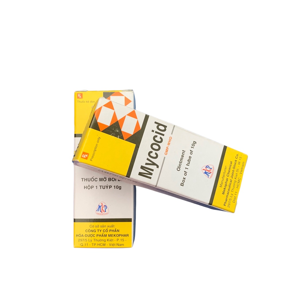 Kem MYCOCID hỗ trợ bệnh eczema, viêm da tiếp xúc, ngứa, nấm da - 10g