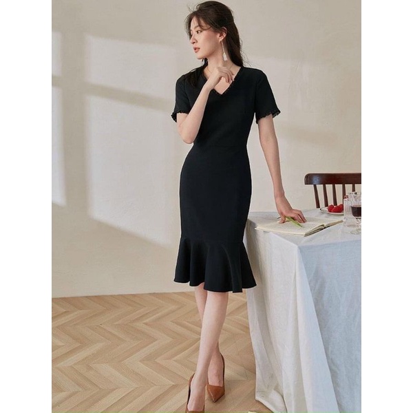 Đầm thiết thiết kế form cực chuẩn thanh lịch công sở