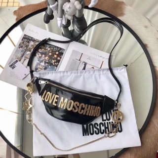Túi Belt bag love moschino sang chảnh