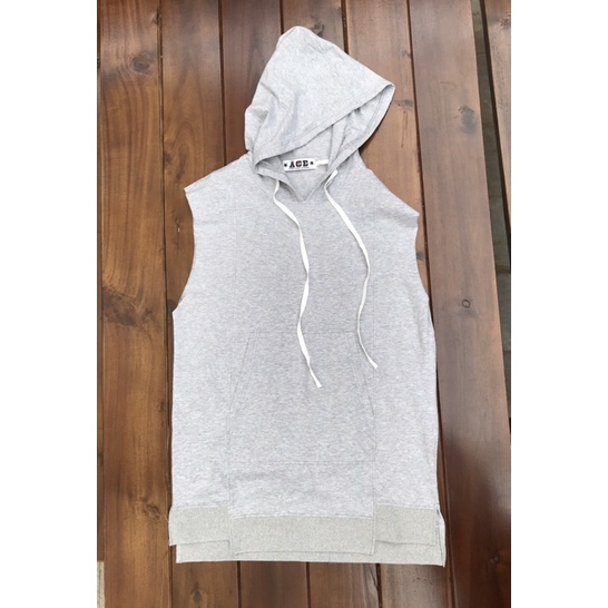 Áo Tanktop có mũ dáng rộng phong cách streetwear