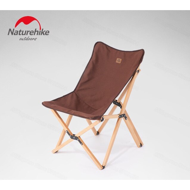 |CHÍNH HÃNG| GHẾ XẾP DÃ NGOẠI VINTAGE KHUNG GỖ NATUREHIKE CAO CẤP NH19JJ008