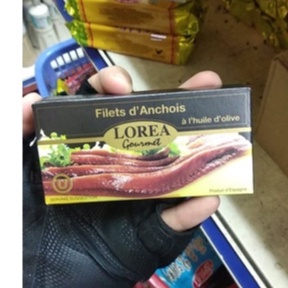 Cá Mắm Anchovies phi lê Ngâm Dầu 50g