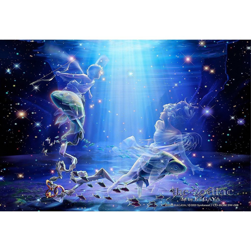 Bộ Tranh Xếp Hình Minh Châu 330 Mảnh Kích Thước 30x44cm – Song Ngư