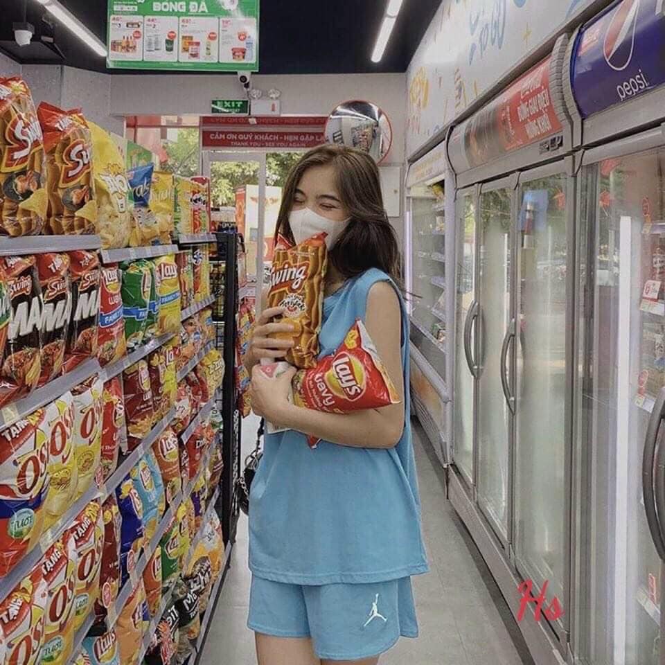 Bộ tanktop thể thao nữ mùa hè cotton cao cấp - Thuy24 store